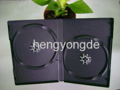 14mm Double Black DVD Case