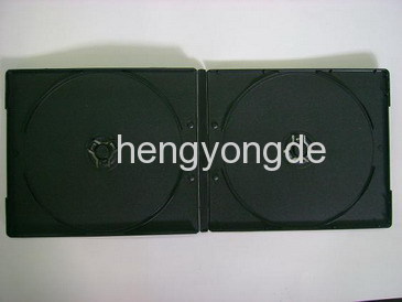 10mm Double Black Square DVD Case