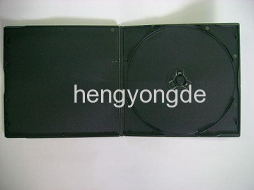 5mm Single Black Square DVD Case