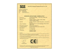 SGS Certificate