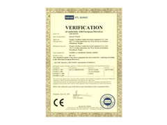 CE Certificate