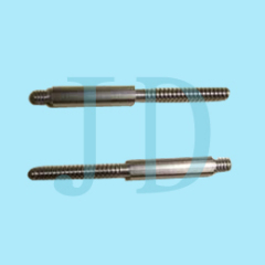 stainless steel SUS303 worm shaft machined by cnc automatic lathe,for idle air control valve