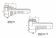 swaged hose fittings