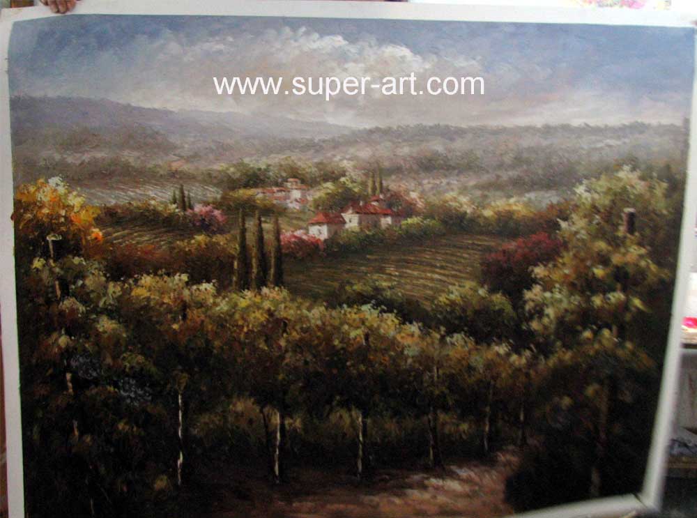 Commercial Grapery Oil Painting