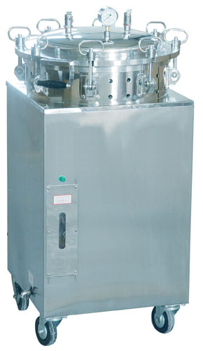 Double-deck Vertical Electric Heating Steam Pressure Sterilizer