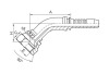 45°SAE Female 90°Cone Seat SAE J513