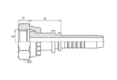 ORFS Female Flat Seat