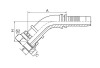 45°ORFS Female Flat Seat ISO 12151-1---SAE J516