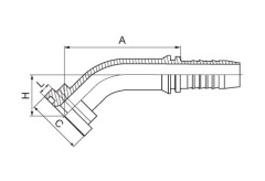 45°JIS Flange