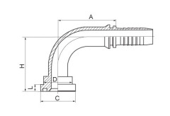 90°JIS Flange