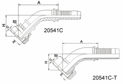 45°Metric Female 24°Multiseal