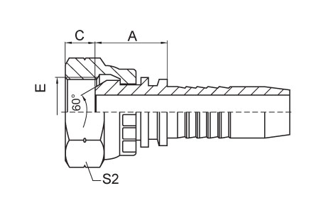 BSP Swaged Hose Fittings