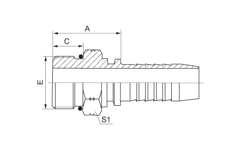 SAE Hydraulic fitting