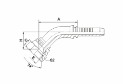 45 JIC fitting