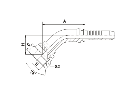 45 JIC fitting