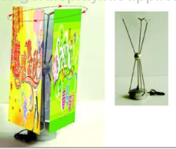 Rotatable Banner Stand