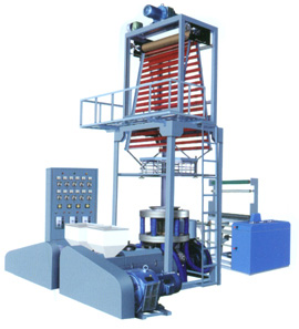 Double-Layer Co-extruding and Rotary Die Head Film Blowing Machine
