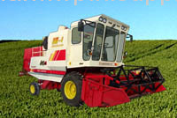 Self-Propelled Grain Combine Harvester