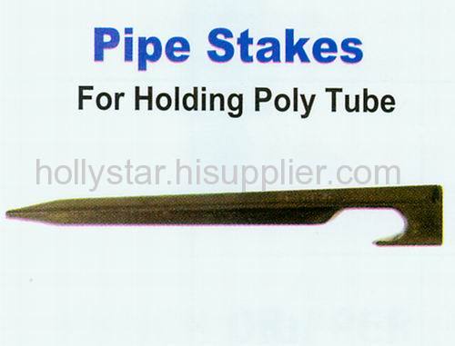 Pipe Stakes Holding Poly Tube