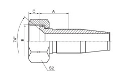 JIC Female 74°Cone Seat