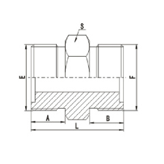 metric male adapters