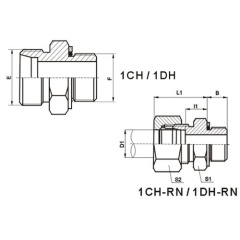 straight metric thread adapter