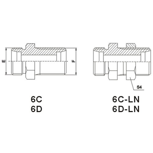 straight bulkhead fitting