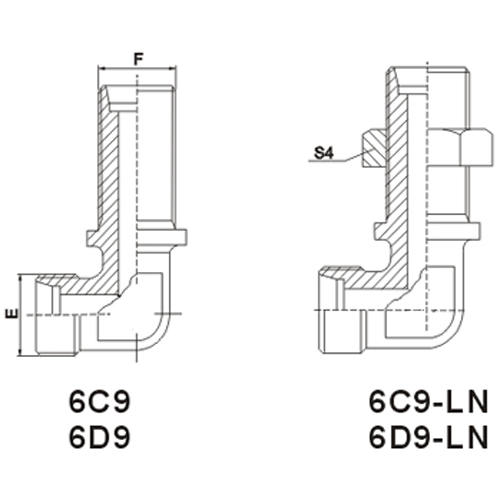 90°Elbow Bulkhead Fitting