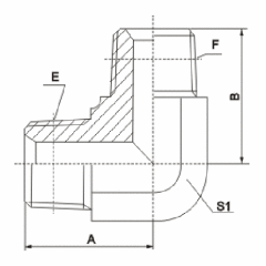 90°Elbow NPT Male adapter