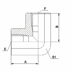 90°Elbow NPT Female