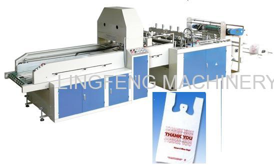 High-speed T-shirt Bag Cutting and Sealing Machine(Two line)