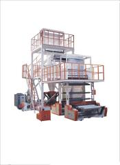 three layer coextrusion film blowing machine