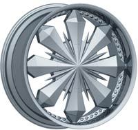 chrome & painted alloy wheels