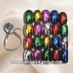 Metallic Ribbon Egg