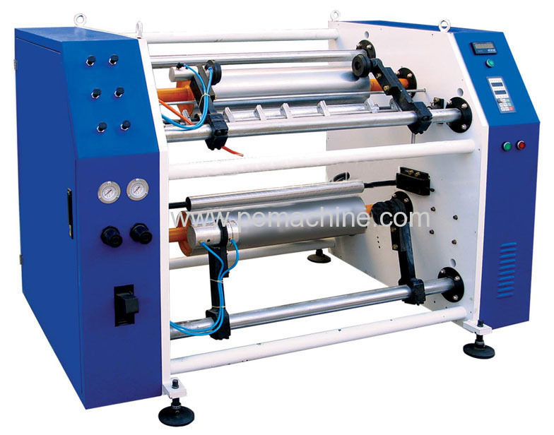 stretch film rewinding machine