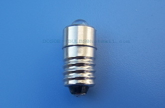 Screw base LED flashlight bulb