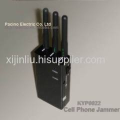 Hand-Held Cell phone jammer