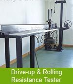 Drive-up & rolling resistance tester