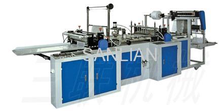 BAG-MAKING MACHINE WITH HEAT SEALING AND COLD CUTTING