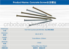 CONCRETE SCREW