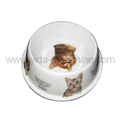 melamine cat bowl