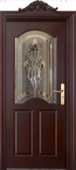 glass wood  door