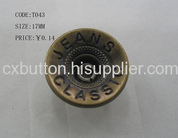 jeans button