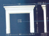 Gypsum Fireplace Mantel