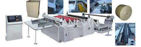 Paper sheeting machine