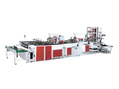 Fully-Automatic High-Speed Rope-Threading, Patching Bag Making Machine
