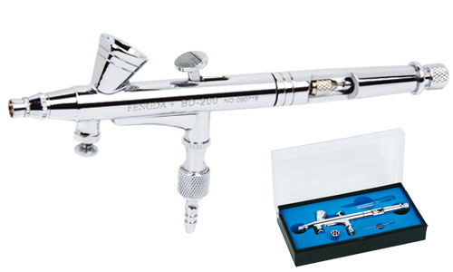 What are some kinds of airbrush guns?