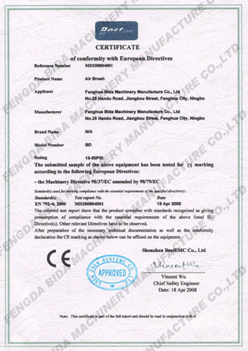 CE Certificate