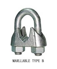 Galv. Malleable Wire Rope Clip Type B