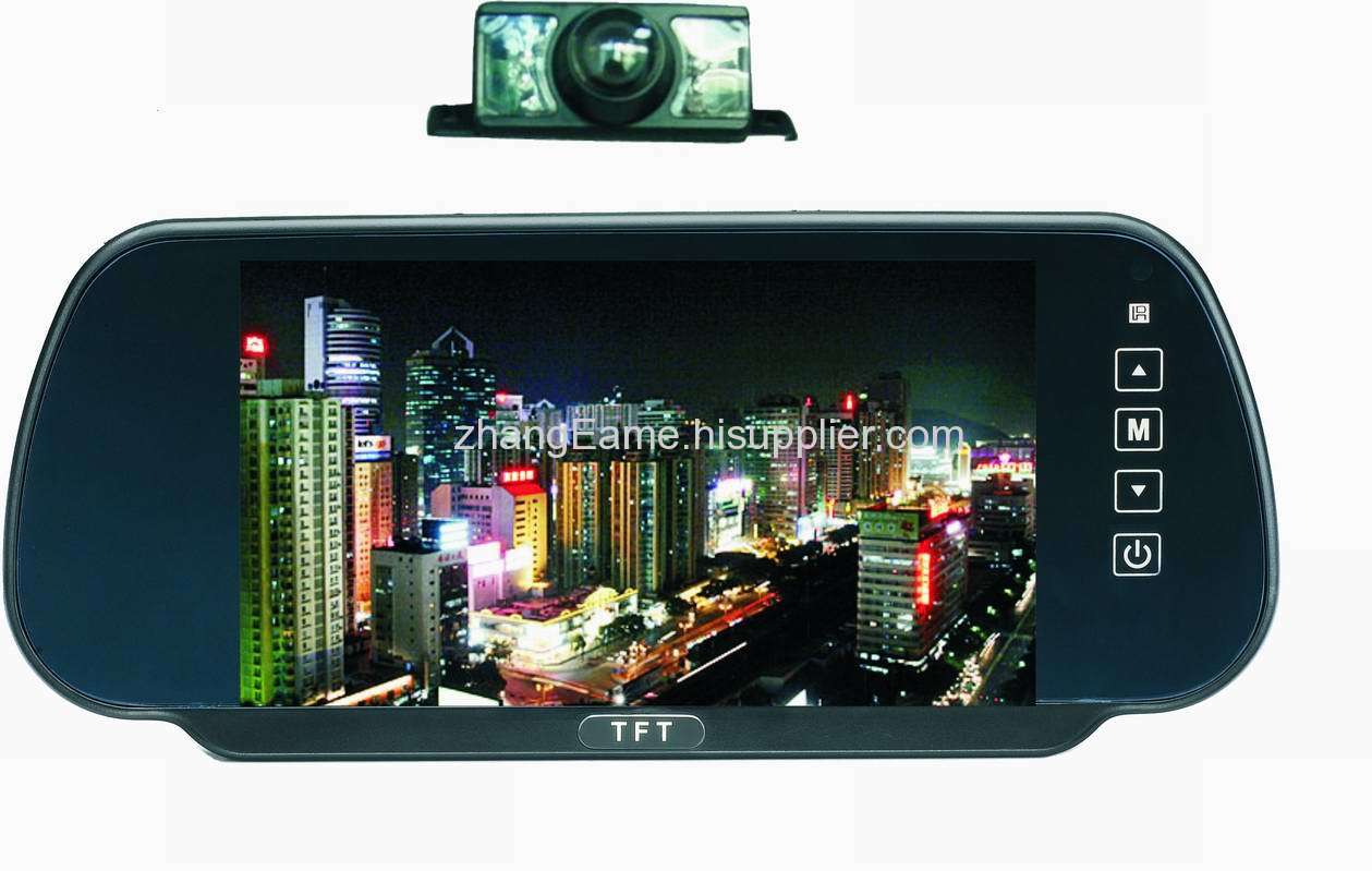 Car Rearview Monitor with Wireless